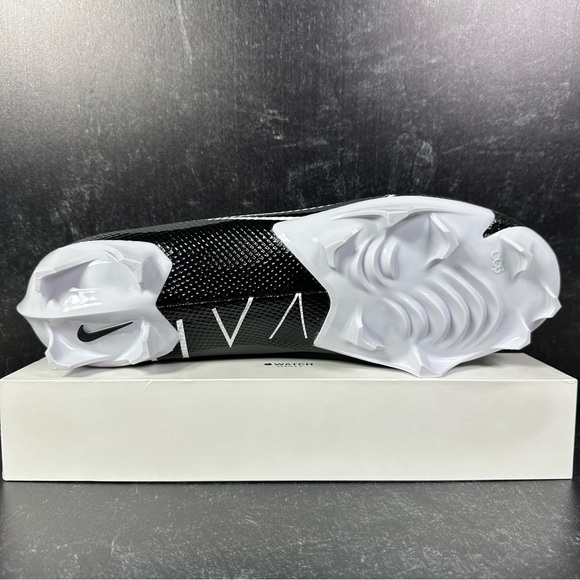 NIKE VAPOR EDGE SPEED 360 BLACK DARK SMOKE GREY MENS FOOTBALL CLEATS SIZE 14 NEW - Picture 4 of 10